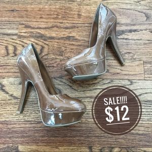 Bamboo Brown stilettos 👠 Size 6.5